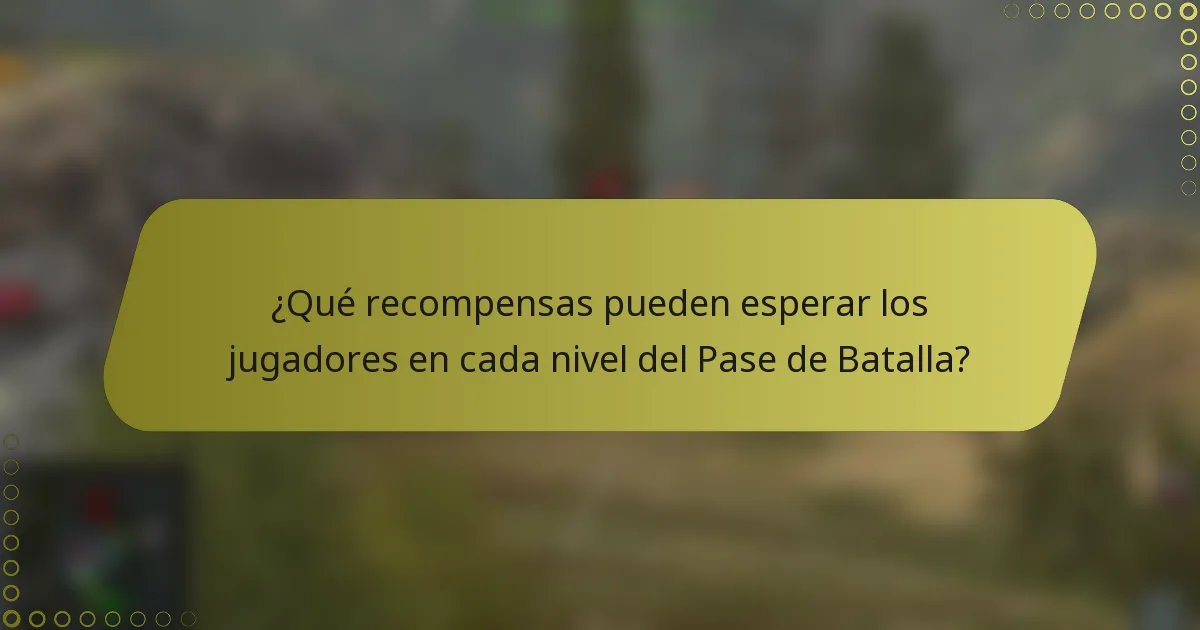 ¿Qué recompensas pueden esperar los jugadores en cada nivel del Pase de Batalla?